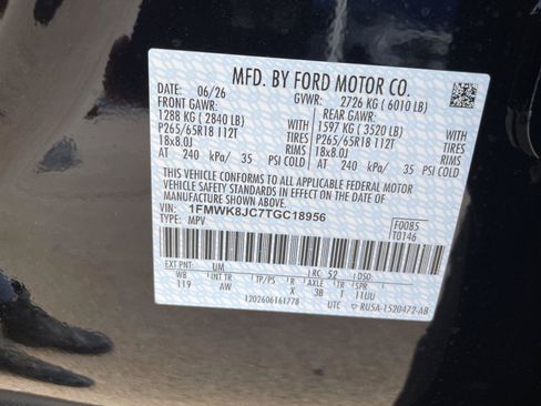 New 2026 Ford Explorer Tremor w/ Tremor Ultimate Package AWD/4WD image 40