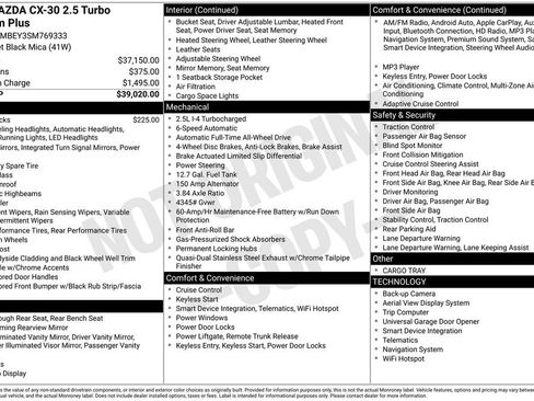 New 2025 MAZDA CX-30 2.5 Turbo w/ Premium Plus Pkg AWD/4WD image 12