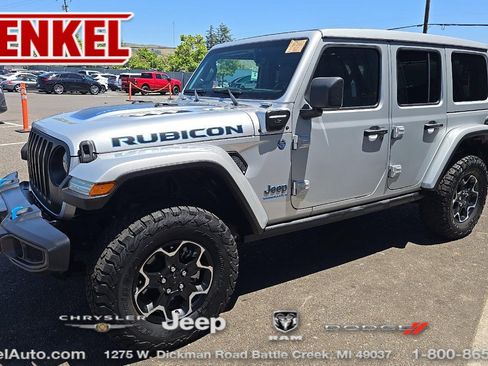 Used 2023 Jeep Wrangler Unlimited Rubicon 4xe w/ Cold Weather Group AWD/4WD image 1