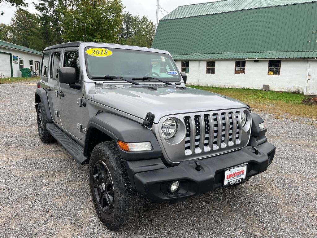 Used 2018 Jeep Wrangler Unlimited Sport S AWD/4WD image 1