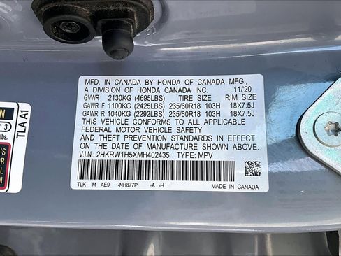 Certified 2021 Honda CR-V EX image 35