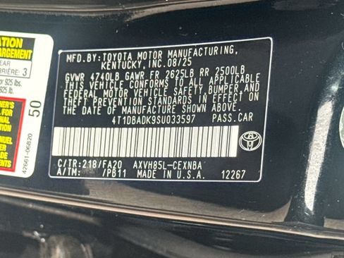 Used 2025 Toyota Camry LE w/ Convenience Package AWD/4WD image 46