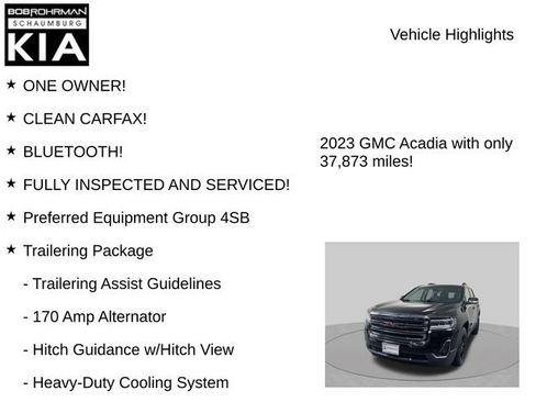 Used 2023 GMC Acadia AT4 w/ Trailering Package AWD/4WD image 8