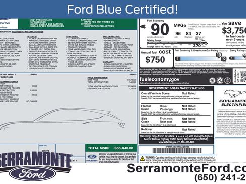 Used 2021 Ford Mustang Mach-E Premium AWD/4WD image 17