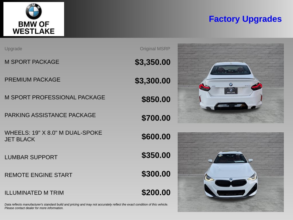 Used 2025 BMW 230i xDrive Coupe w/ M Sport Package AWD/4WD image 4