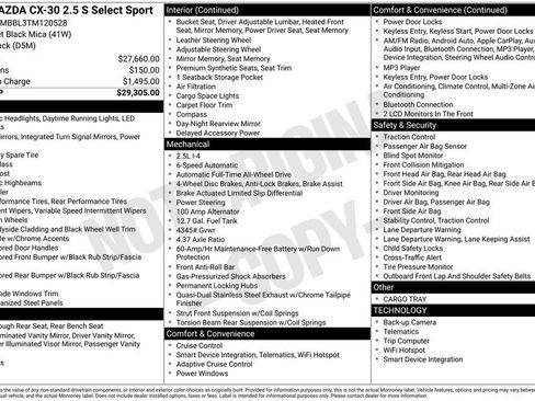 New 2026 MAZDA CX-30 AWD 2.5 S w/ Select Sport Pkg image 6