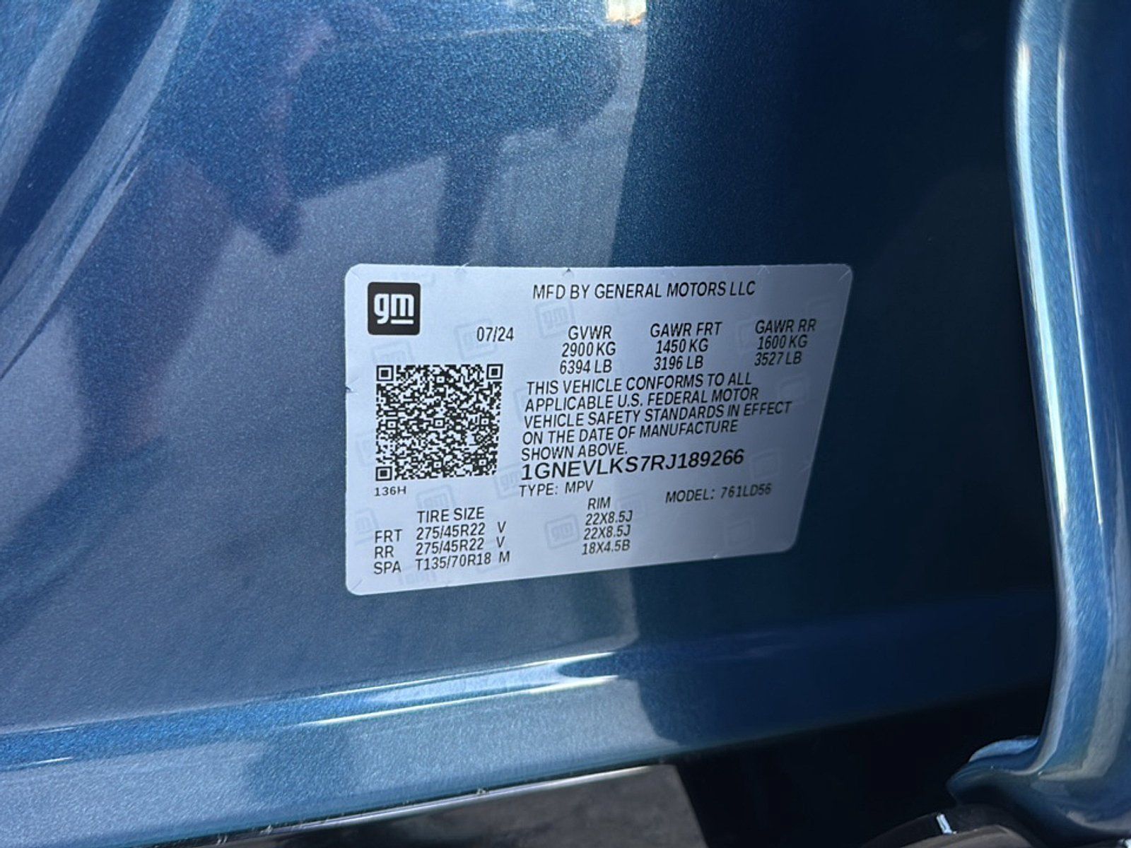 Used 2024 Chevrolet Traverse RS w/ LPO, Floor Liner Package AWD/4WD image 54