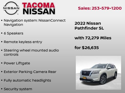 Used 2022 Nissan Pathfinder SL image 6