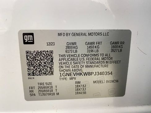 Certified 2023 Chevrolet Traverse LT AWD/4WD image 32