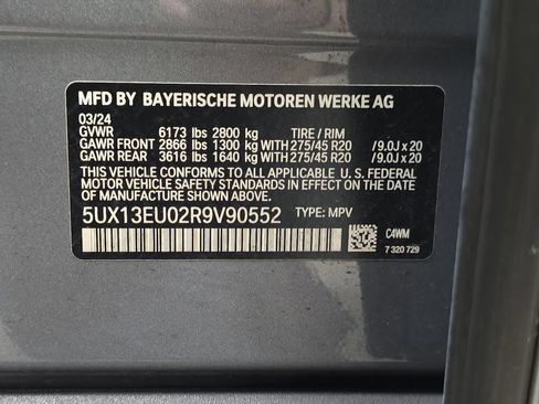 Used 2024 BMW X5 sDrive40i w/ Parking Assistance Package RWD image 34