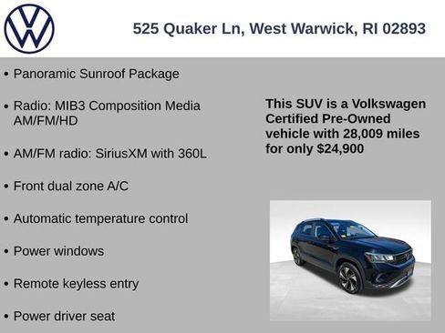 Certified 2024 Volkswagen Taos SE image 7