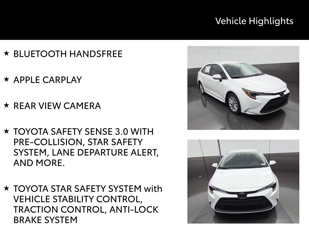 New 2027 Toyota Corolla LE w/ LE Premium Package FWD image 8