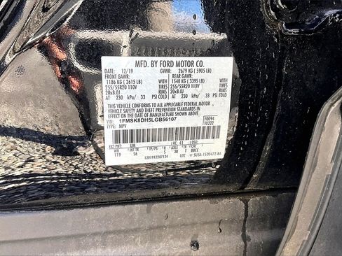 Used 2020 Ford Explorer XLT w/ Equipment Group 202A image 30