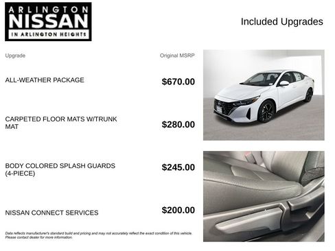 New 2025 Nissan Sentra SV w/ All-Weather Package image 4