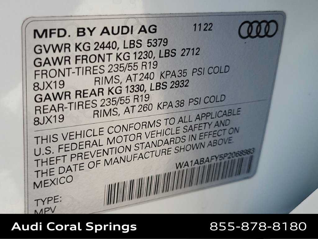 Certified 2023 Audi Q5 2.0T Premium w/ Convenience Package AWD/4WD image 29