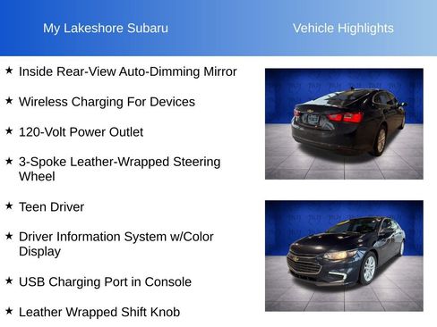 Used 2016 Chevrolet Malibu LT w/ Leather Package image 12