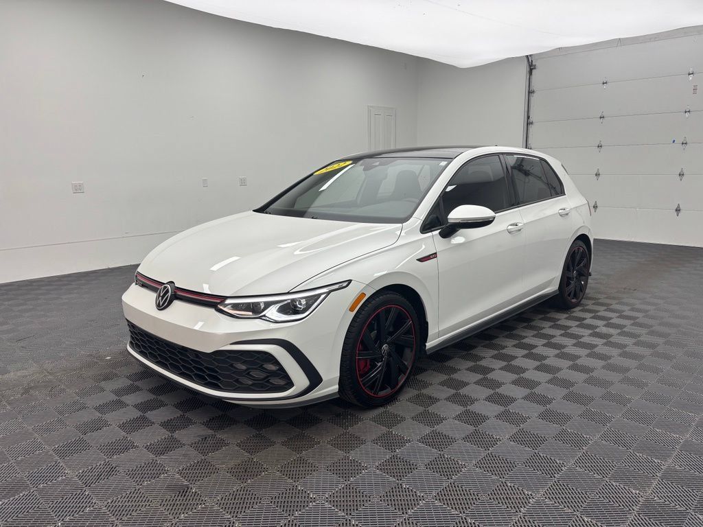 Used 2022 Volkswagen GTI SE w/ Black Wheel Package FWD image 12