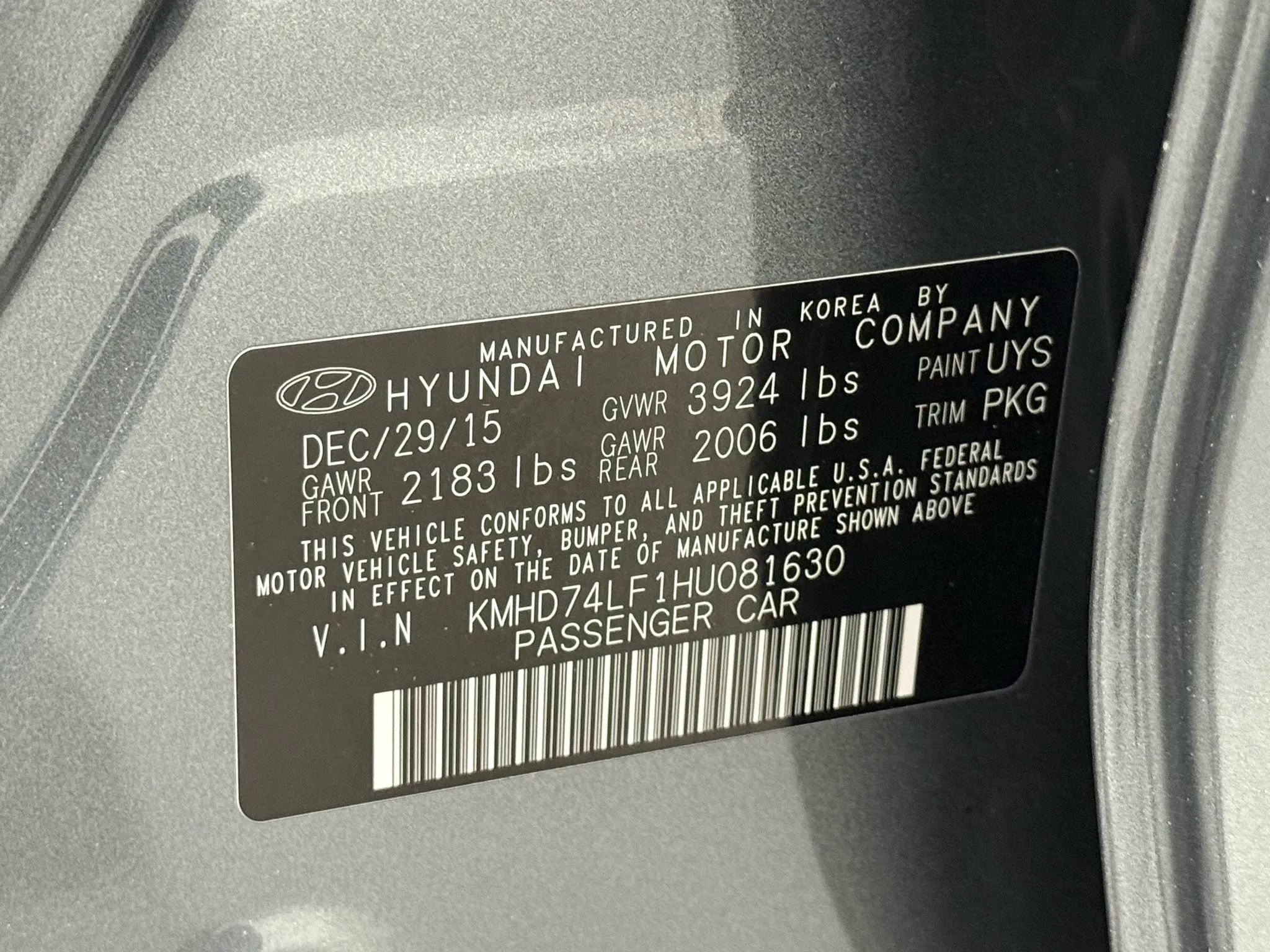 Used 2017 Hyundai Elantra SE FWD image 48