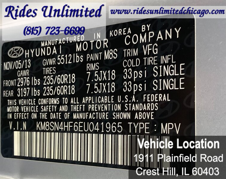 Used 2014 Hyundai Santa Fe GLS FWD image 23