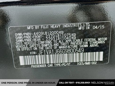 Used 2016 Subaru WRX Limited w/ Popular Package #1 AWD/4WD image 30