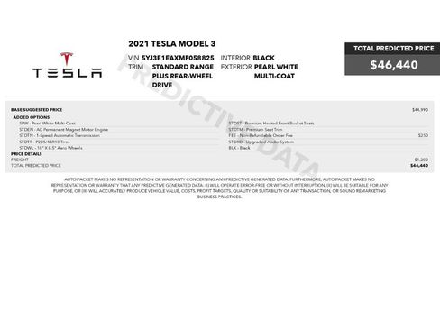 Used 2021 Tesla Model 3 Standard Range Plus RWD image 2