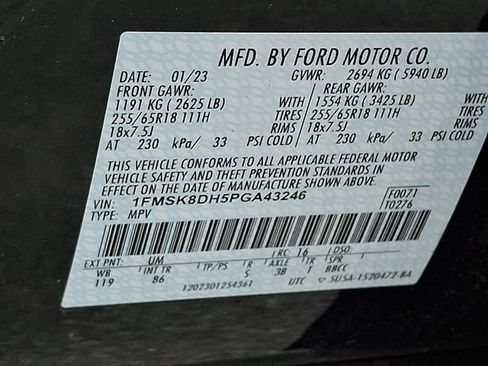 Certified 2023 Ford Explorer XLT AWD/4WD image 34