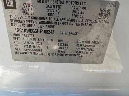 Used 2017 Chevrolet Silverado 2500 LTZ image 17