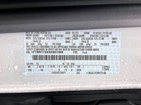 New 2025 Ford Transit 250 Low Roof w/ Load Area Protection Package image 14