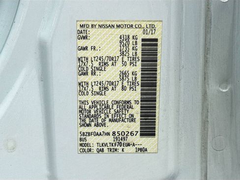 Used 2017 Nissan NV 3500 SV w/ SV Technology Package image 31