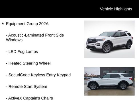 Certified 2022 Ford Explorer XLT w/ Equipment Group 202A image 6