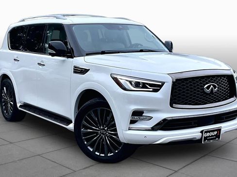 Used 2021 INFINITI QX80 Premium Select w/ Cargo Package AWD/4WD image 3