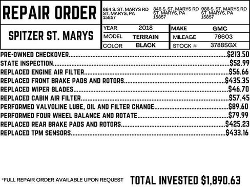 Used 2018 GMC Terrain SLT w/ Preferred Package AWD/4WD image 2