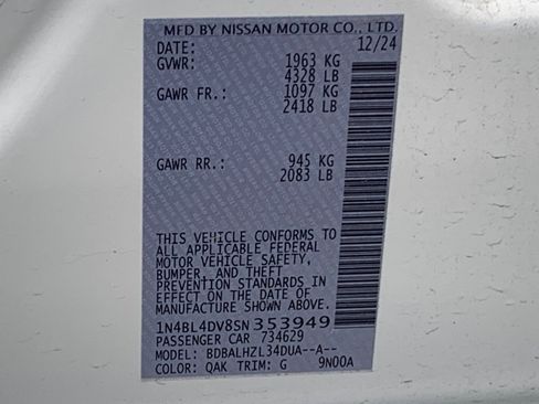 Used 2025 Nissan Altima 2.5 SV image 30