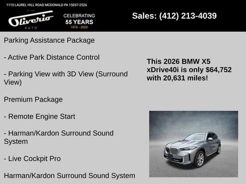 Used 2026 BMW X5 xDrive40i AWD/4WD image 10
