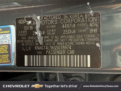 Used 2016 Kia Optima LX image 33