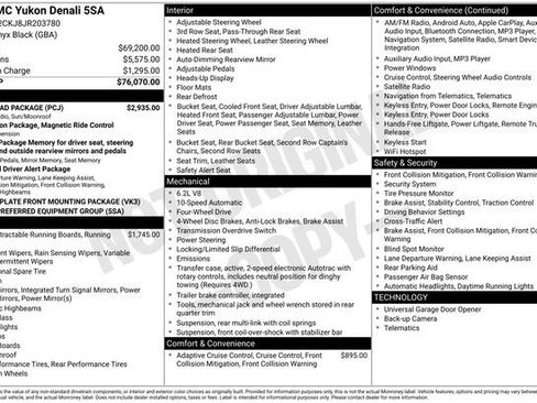 Used 2018 GMC Yukon Denali w/ Open Road Package image 20