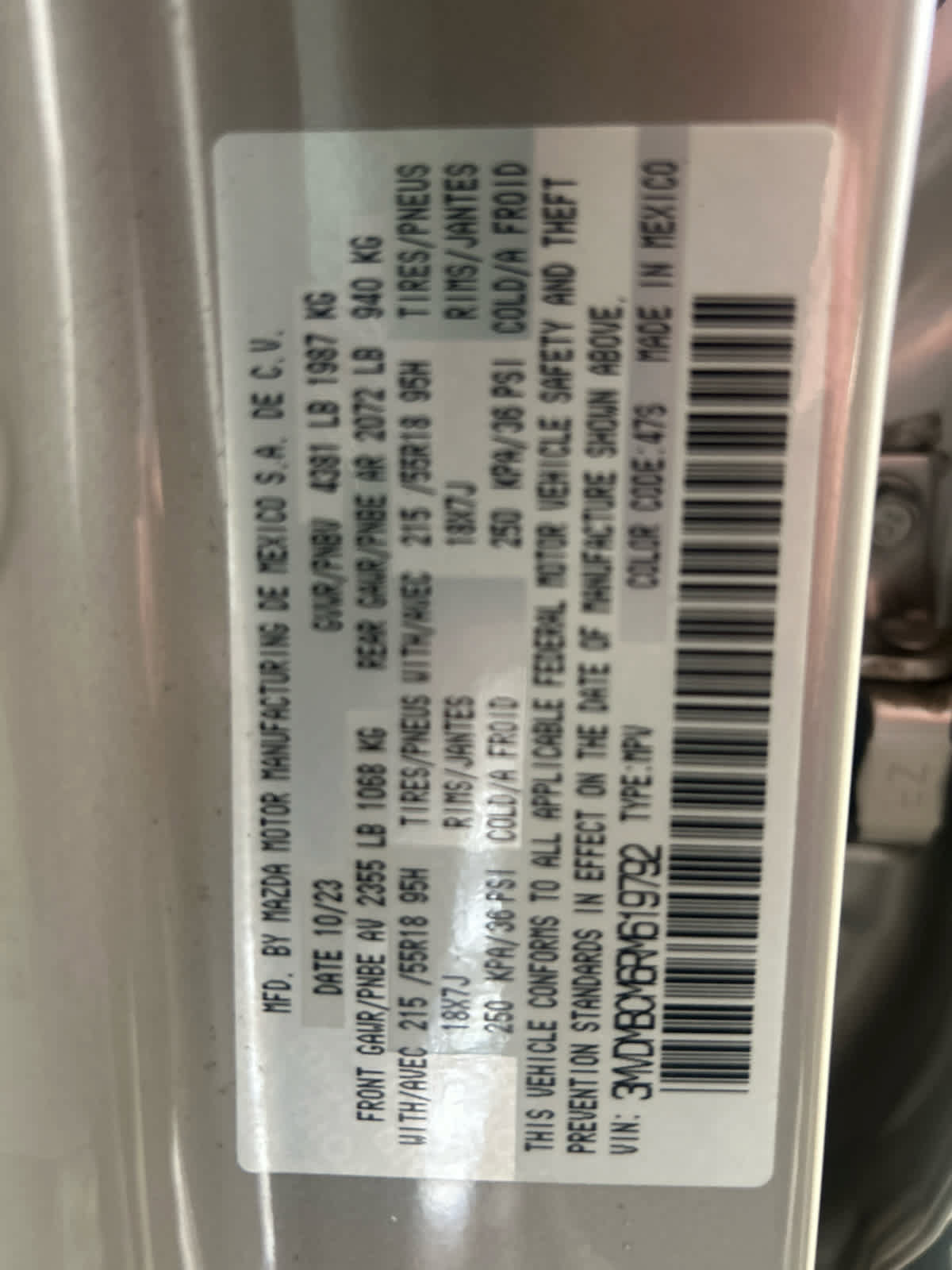 Certified 2024 MAZDA CX-30 AWD 2.5 S w/ Preferred Package image 23