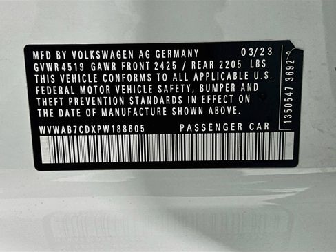 Used 2023 Volkswagen Golf 20th Anniversary Edition w/ Golf Protection Package AWD/4WD image 32