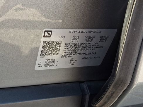 Certified 2024 Chevrolet Tahoe LT AWD/4WD image 25