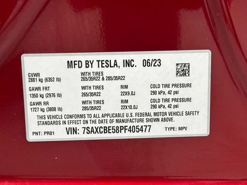 Used 2023 Tesla Model X AWD/4WD image 45