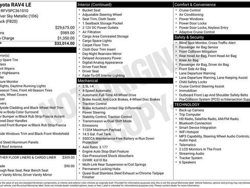 Certified 2023 Toyota RAV4 LE AWD/4WD image 24