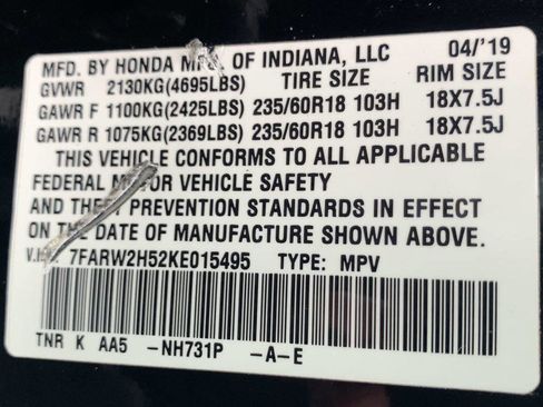 Used 2019 Honda CR-V EX image 47