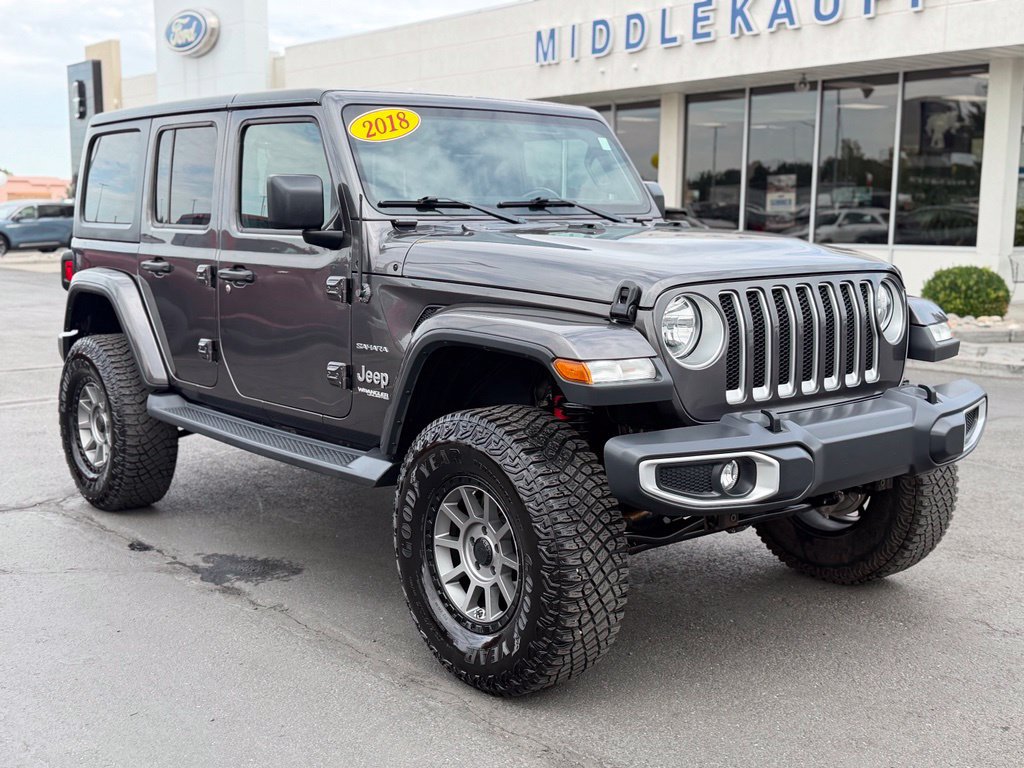 Used 2018 Jeep Wrangler Unlimited Sahara AWD/4WD image 1