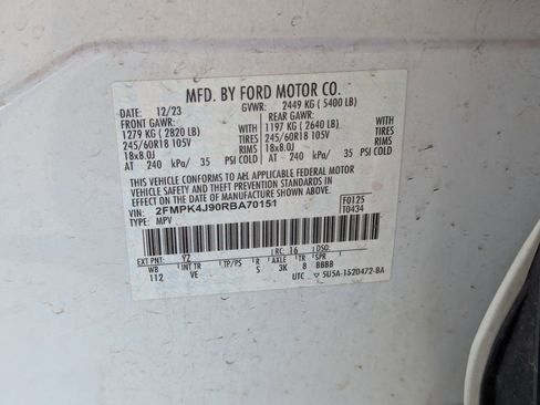 Used 2024 Ford Edge SEL AWD/4WD image 37