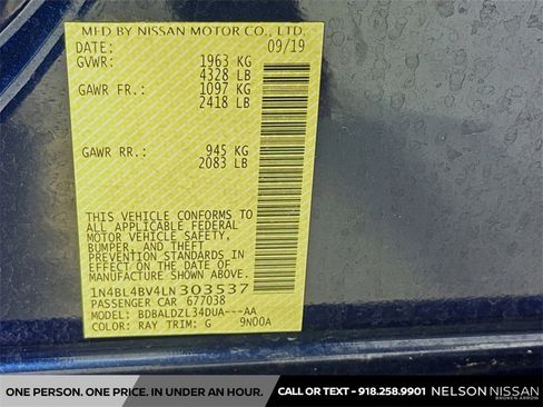 Used 2020 Nissan Altima 2.5 S image 29