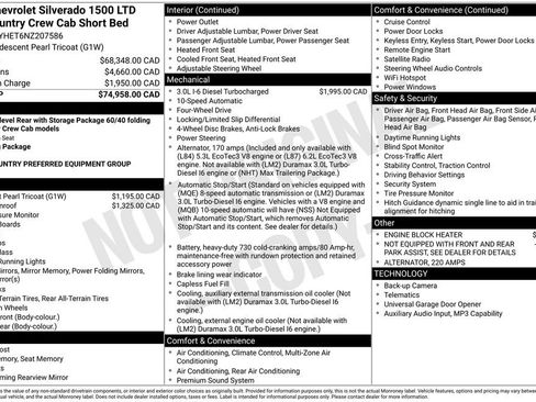 Used 2022 Chevrolet Silverado 1500 High Country AWD/4WD image 44
