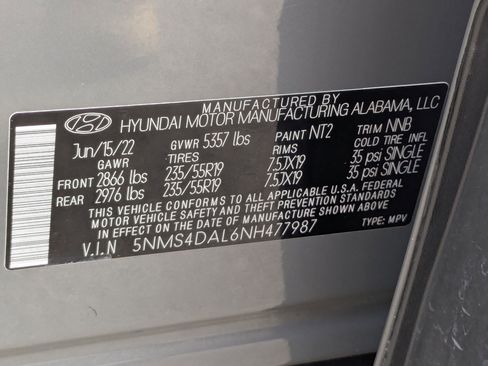 Used 2022 Hyundai Santa Fe Limited w/ Cargo Package image 30