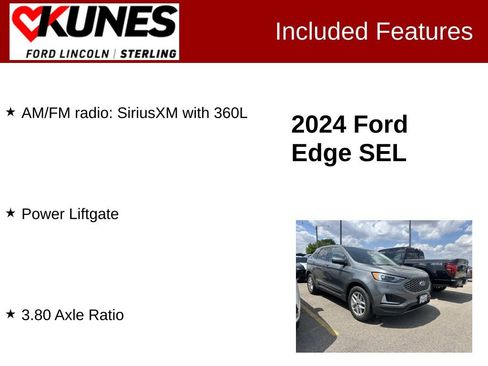 Used 2024 Ford Edge SEL AWD/4WD image 3