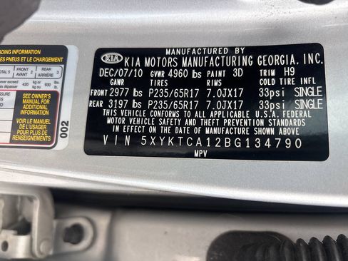 Used 2011 Kia Sorento LX w/ Convenience Pkg AWD/4WD image 18