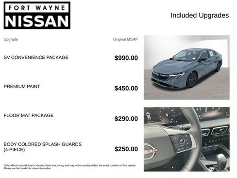 New 2026 Nissan Sentra SV w/ SV Convenience Package image 4